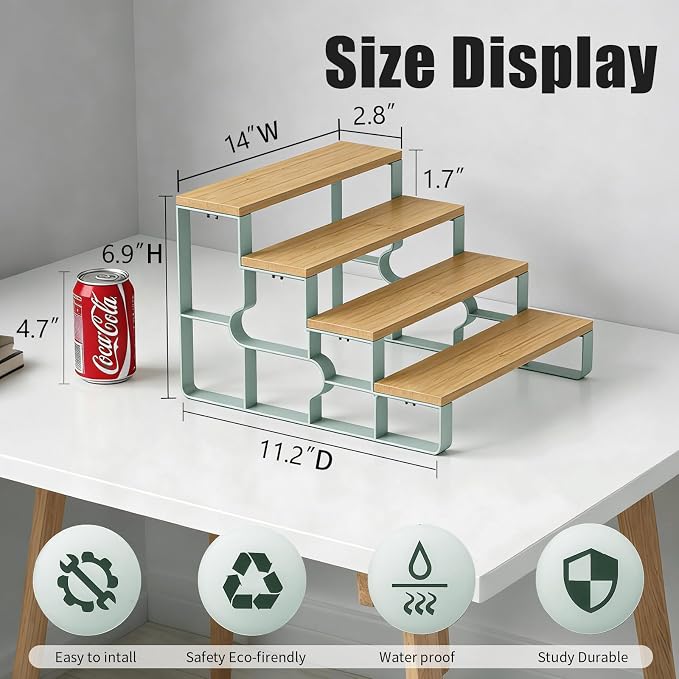 Counter Perfume Organizer, 4-Tier Cologne Stand - Image 6