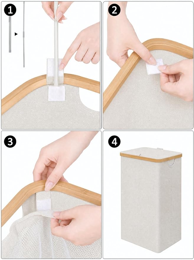 iEGrow 110L Laundry Basket - Image 3