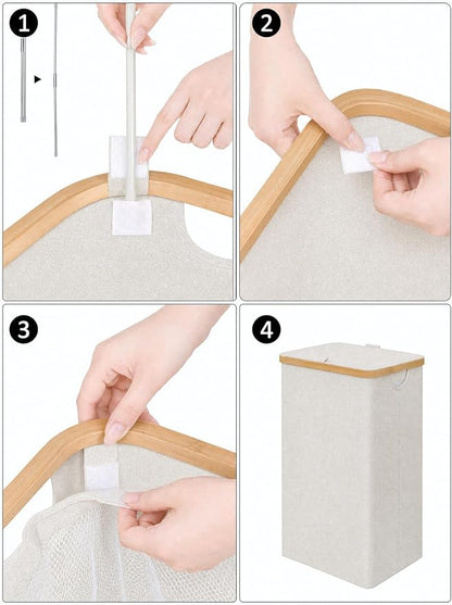 iEGrow 110L Laundry Basket - Image 3