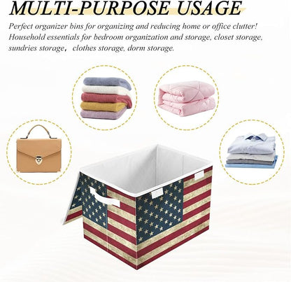American Flag Storage Bins - Image 7