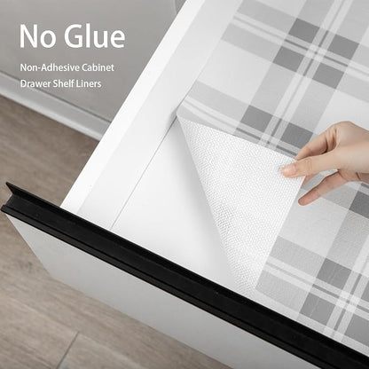Drawer Shelf Liner for Kitchen Cabinets, Non Adhesive Slip Resistant Shelf - Image 3