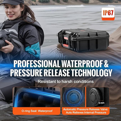 VEVOR Weatherproof Hard Case, Heavy Duty Protective Dry Box - Image 5