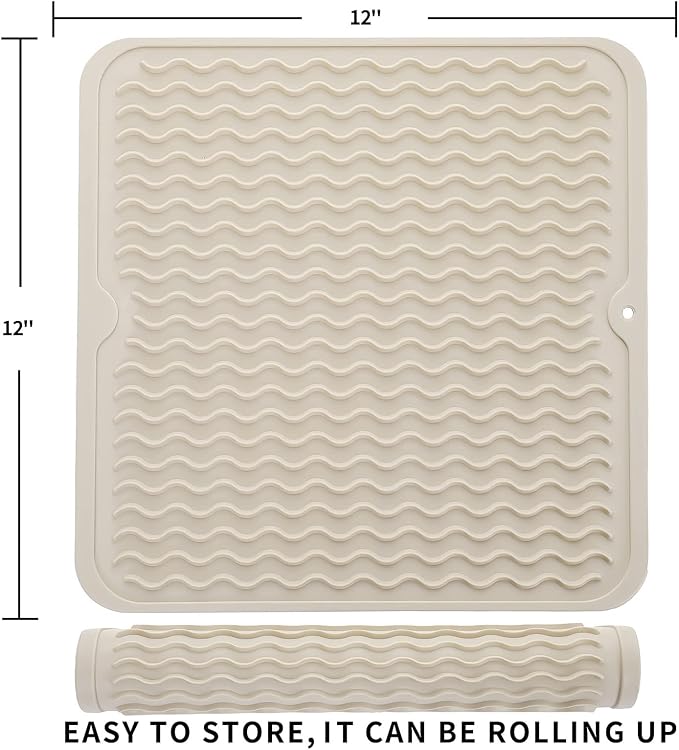 Silicone Dish Drying Mat for Multiple Usage, Easy clean, Eco-friendly, - Image 2