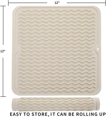Silicone Dish Drying Mat for Multiple Usage, Easy clean, Eco-friendly, - Image 2