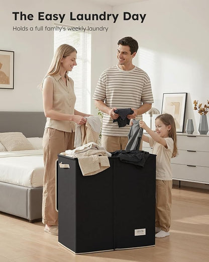 SOLEDI Large Double Laundry Hamper - Image 3