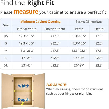 Pull Out Drawer Cabinet Organizer, Expandable Slide Out Storage Shelves - Image 6