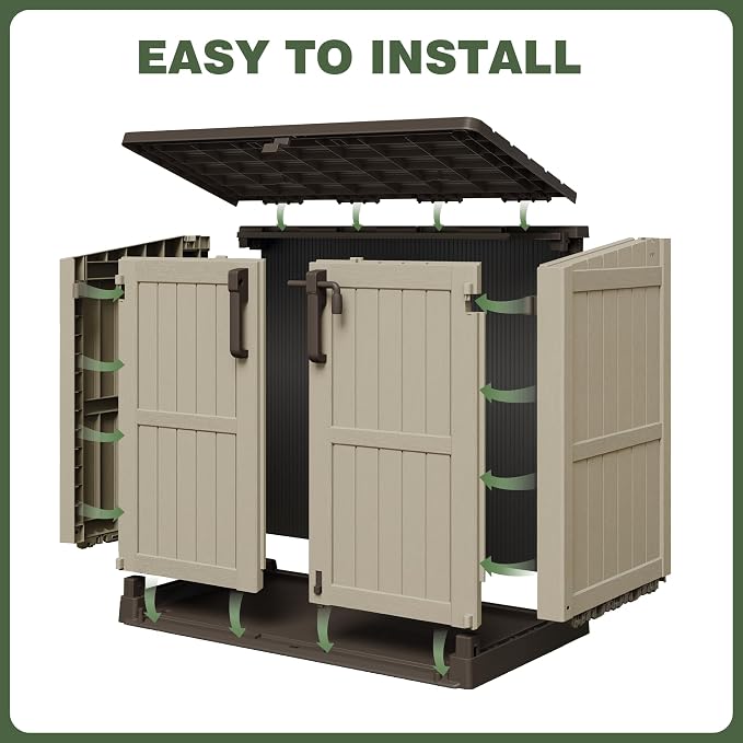 LHBcraft Waterproof Outdoor Storage Box 36 Cu Ft - Image 7