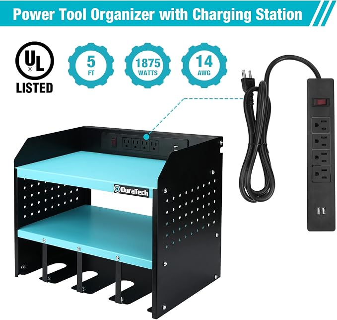 DURATECH Power Tool Organizer Wall Mount - Image 3