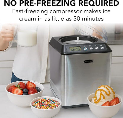 Whynter Ice Cream Maker Machine Automatic 2.1 Qt. Upright - Image 2
