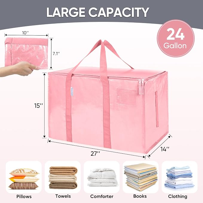 TICONN 8 Pack Extra Large Moving Bags Heavy Duty - Image 5