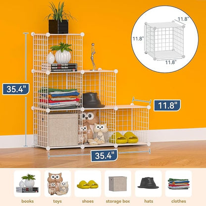 TUMUCUTE Closet Organizer, Organizers and Storage, Cabinet Metal Shelf Rack - Image 3