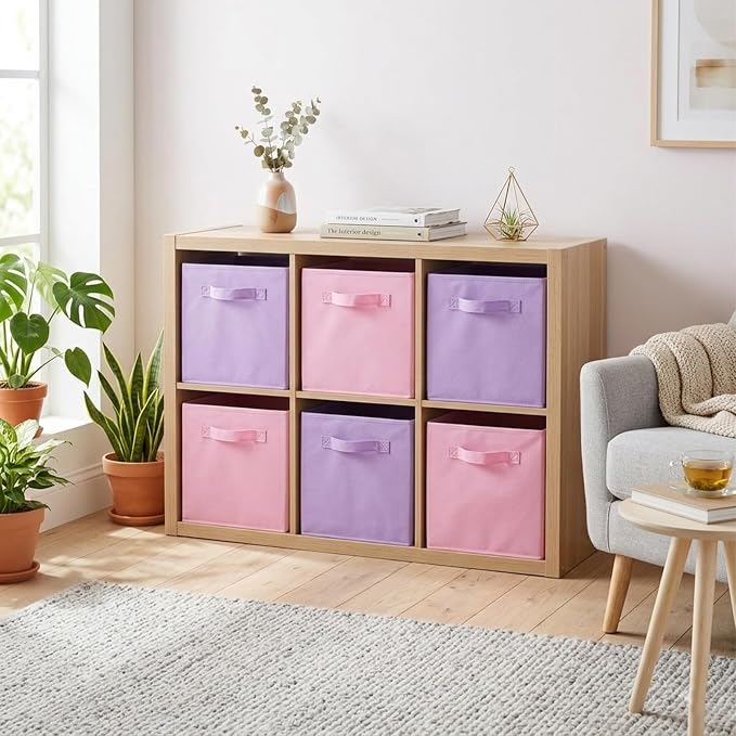 ShellKingdom Storage Bins, Foldable Fabric Storage Cubes And Cloth Storage - Image 2