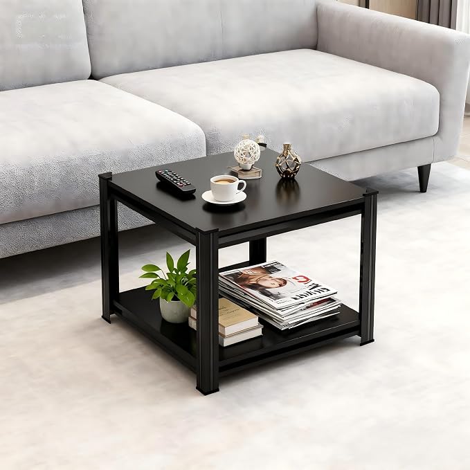 2-Tier End Table, Sofa Side Table by HYMNXEMO