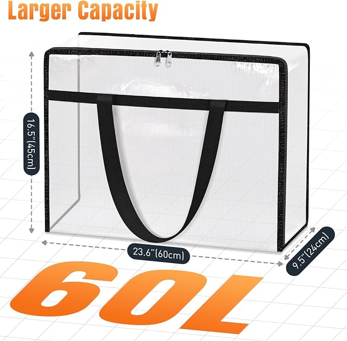 Clear Under Bed Storage Containers - Image 2