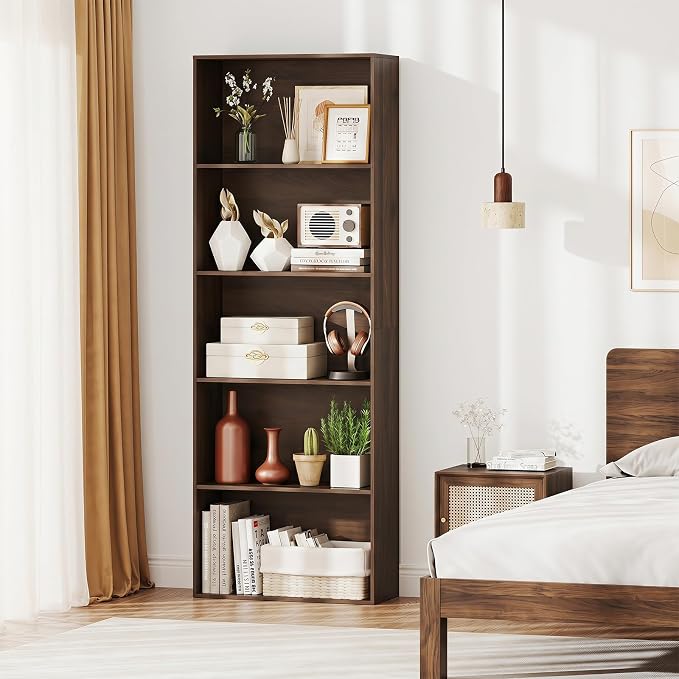 Giantex 5-Tier Bookshelf, Freestanding Bookcase - Image 8