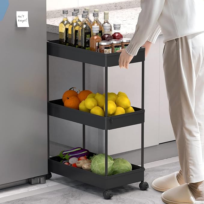 SPACELEAD 3 Tier Rolling Cart - Image 6