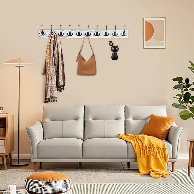 IBosins 34'' Coat Rack Wall Mount - Image 4