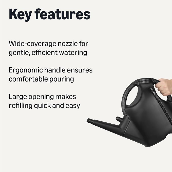 Amazon Basics, Watering Can, 2.64 Gallon Capacity - Image 2