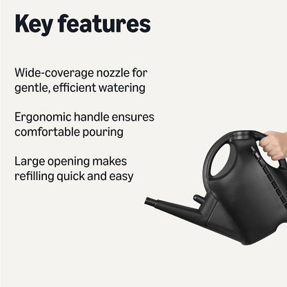 Amazon Basics, Watering Can, 2.64 Gallon Capacity - Image 2