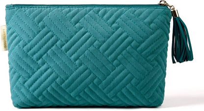 BAGSMART Small Makeup Bag, Elegant Cosmetic Pouch by BAGSMART