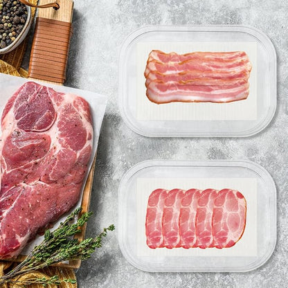 3 Layer Deli Meat Container for Fridge Stackable Organizer | Fridge storage for - Image 8
