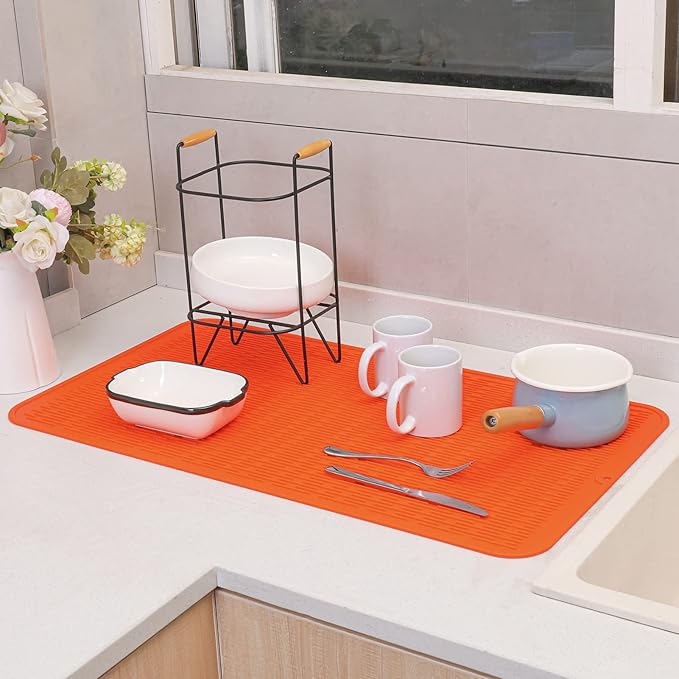 Silicone Dish Drying Mat for Multiple Usage, Easy clean, Eco-friendly, - Image 7