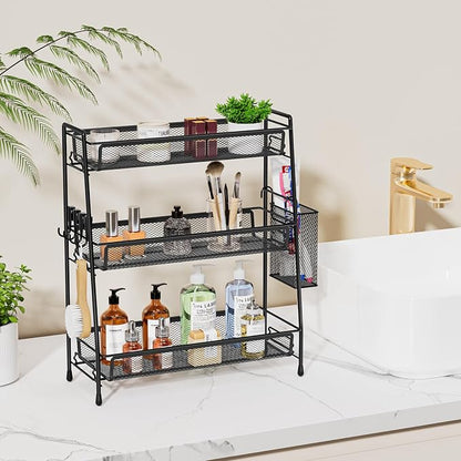 VITVITI 3-Tier Bathroom Organizer Countertop, Metal Wire Mesh Bathroom Counter - Image 2