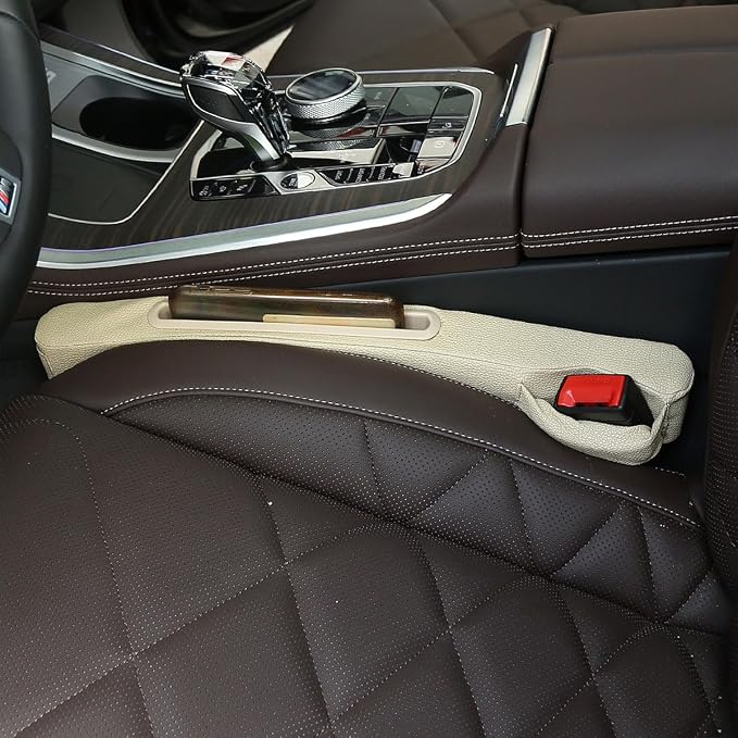 DEEYOTA 2 Pack Car Seat Gap Filler Organizer - Image 3