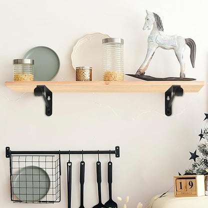 Small Shelf and Rod Brackets, Heavy Duty Closet Shelf Bracket - Image 6
