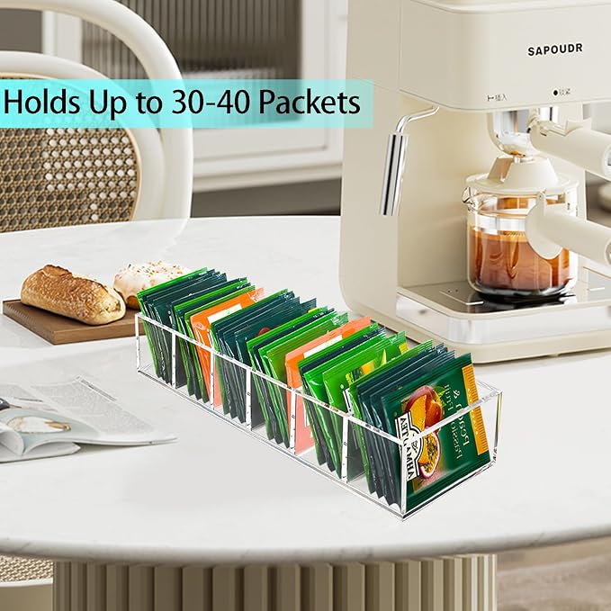 Tasybox Acrylic Tea Bag Organizer - Image 2