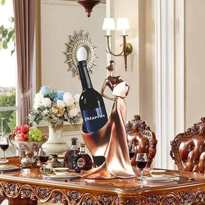 Wine Rack - Lady Wine Bottle Holder, Countertop Decorative Woman Wines Holder - Image 2