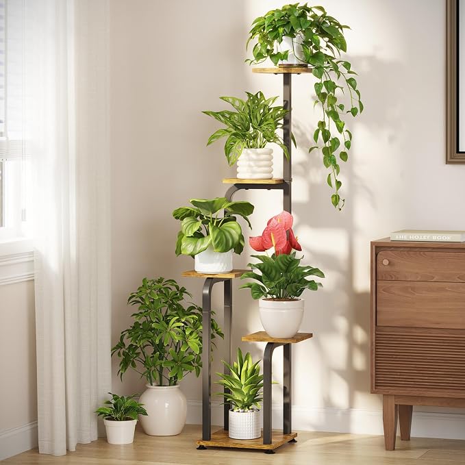 LASZOLA 5 Tiered Plant Stand Tall by LASZOLA