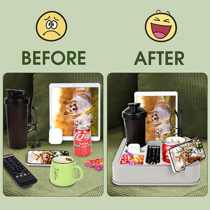 Couch Cup Holder Bed Caddy Couch Caddy Couch Tray Cup Holder - Image 2