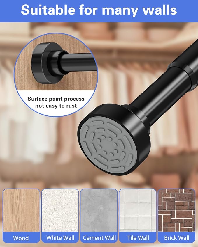 Supforce No Drilling Closet Rods - Image 6