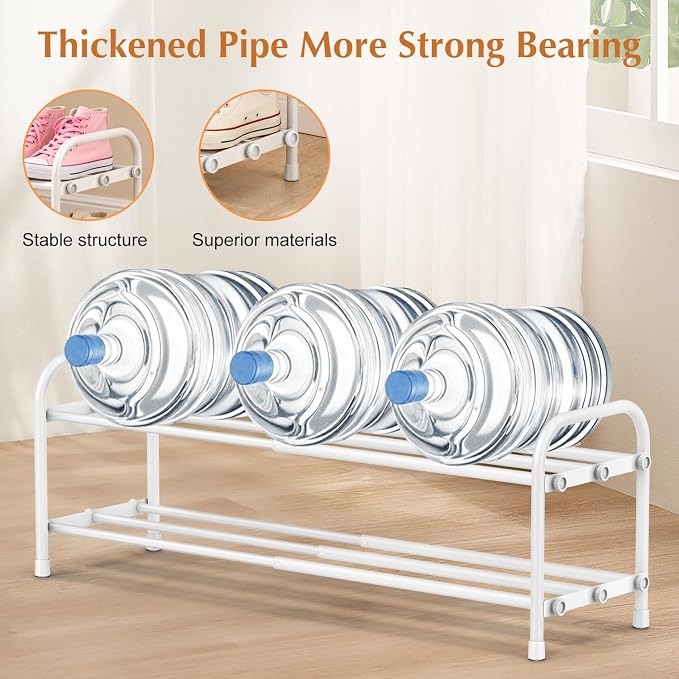 INSMART 2-Tier Expandable Shoe Rack:Stackable and Adjustable Shoes Organizer - Image 6