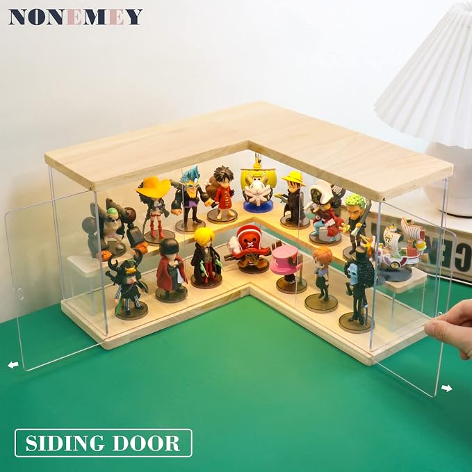 NONEMEY Clear Acrylic Display Case Stand - Image 2