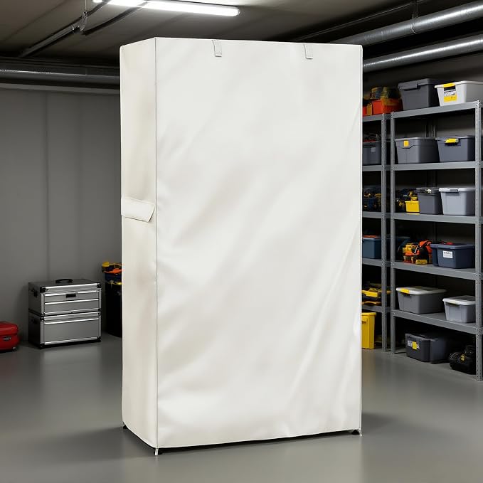 Storage Shelf Cover, Outdoor Heavy Duty 600D 48''W x 18''D x 72''H Dustproof - Image 2