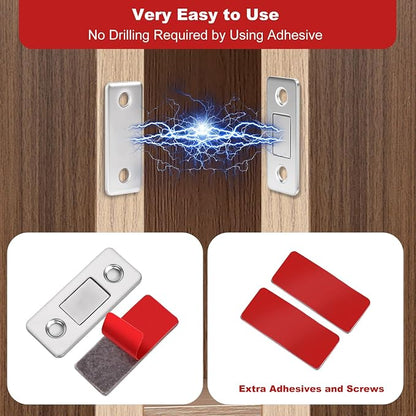 Cabinet Magnetic Catch 6 Pack Ultra Thin Cabinet Door Magnetic Catch - Image 3