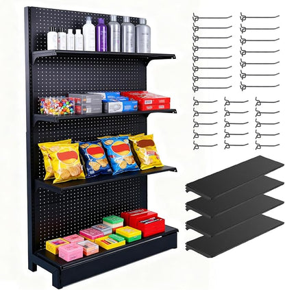 Pegboard Display Stand, Retail Shelving Wall Display by Noliven