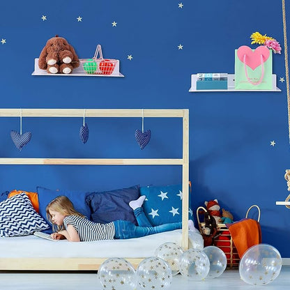 Blulu 8 Pcs Acrylic Floating Shelves - Image 6