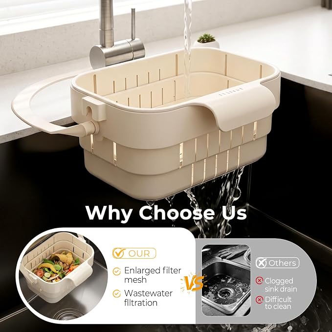 Hanging Sink Drain Basket For Kitchen, practical essential for home kitchen - Image 5