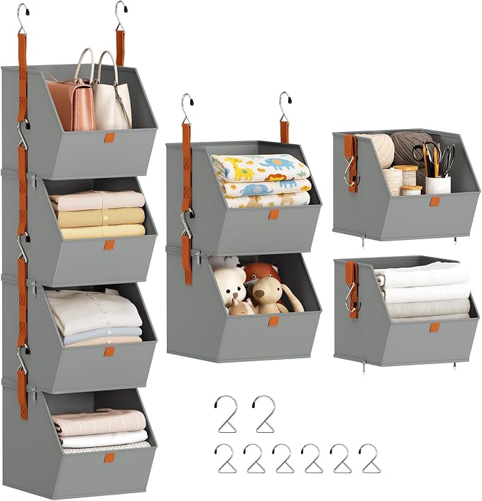 Hanging Closet Organizer 4 Tier by Homsorout