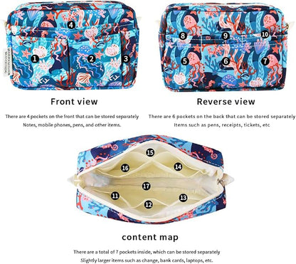 E-WEICHEN Multiple Pockets Portfolio Organizer - Image 4