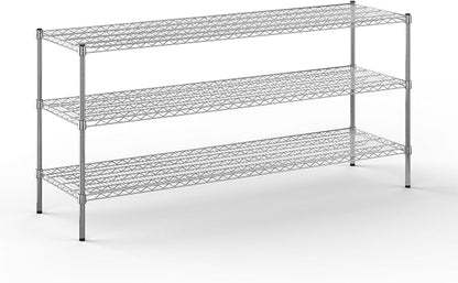 21" Deep x 72" Wide x 34" Height Wire Shelving Kit | 3-Tier | NSF Commercial by Regal+Altair