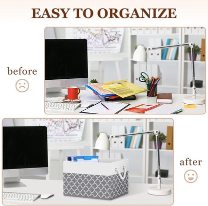 Storage Bins 2-Pack, Foldable Storage Baskets - Image 3