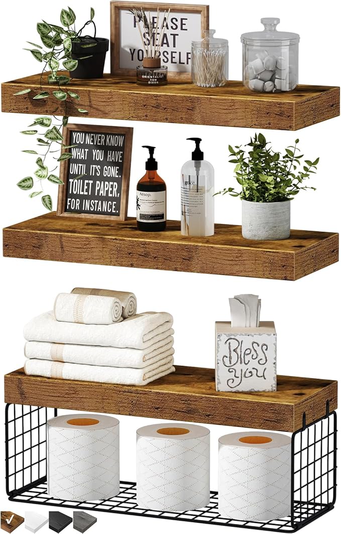 QEEIG Bathroom Shelves Over Toilet by QEEIG