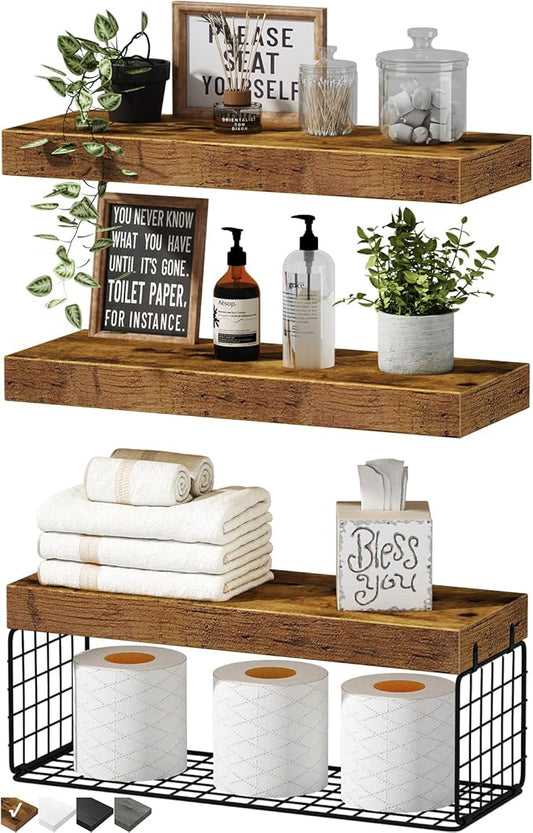 QEEIG Bathroom Shelves Over Toilet by QEEIG