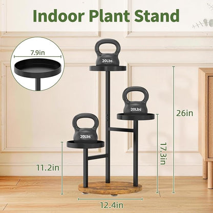 LASZOLA 3 Tier Metal Plant Stand - Image 2