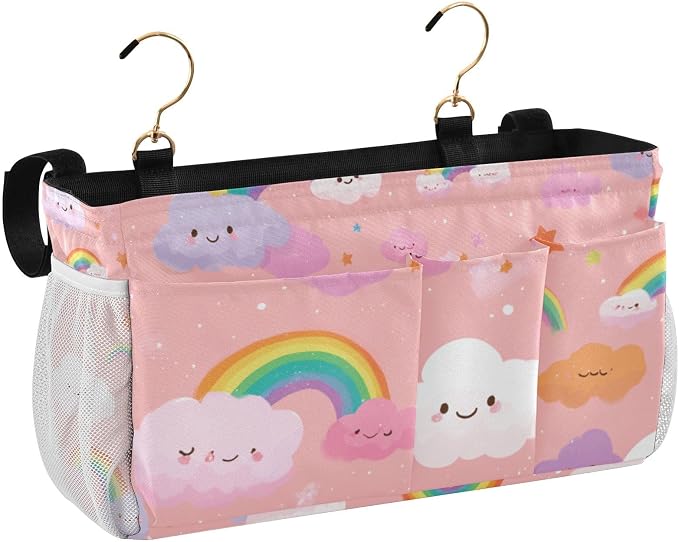 Multicolored Stars Rainbows Bedside Caddy - Image 2
