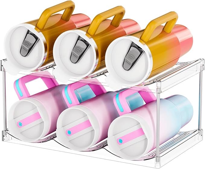 Stackable Water Bottle Organizer by SuoxingStorage